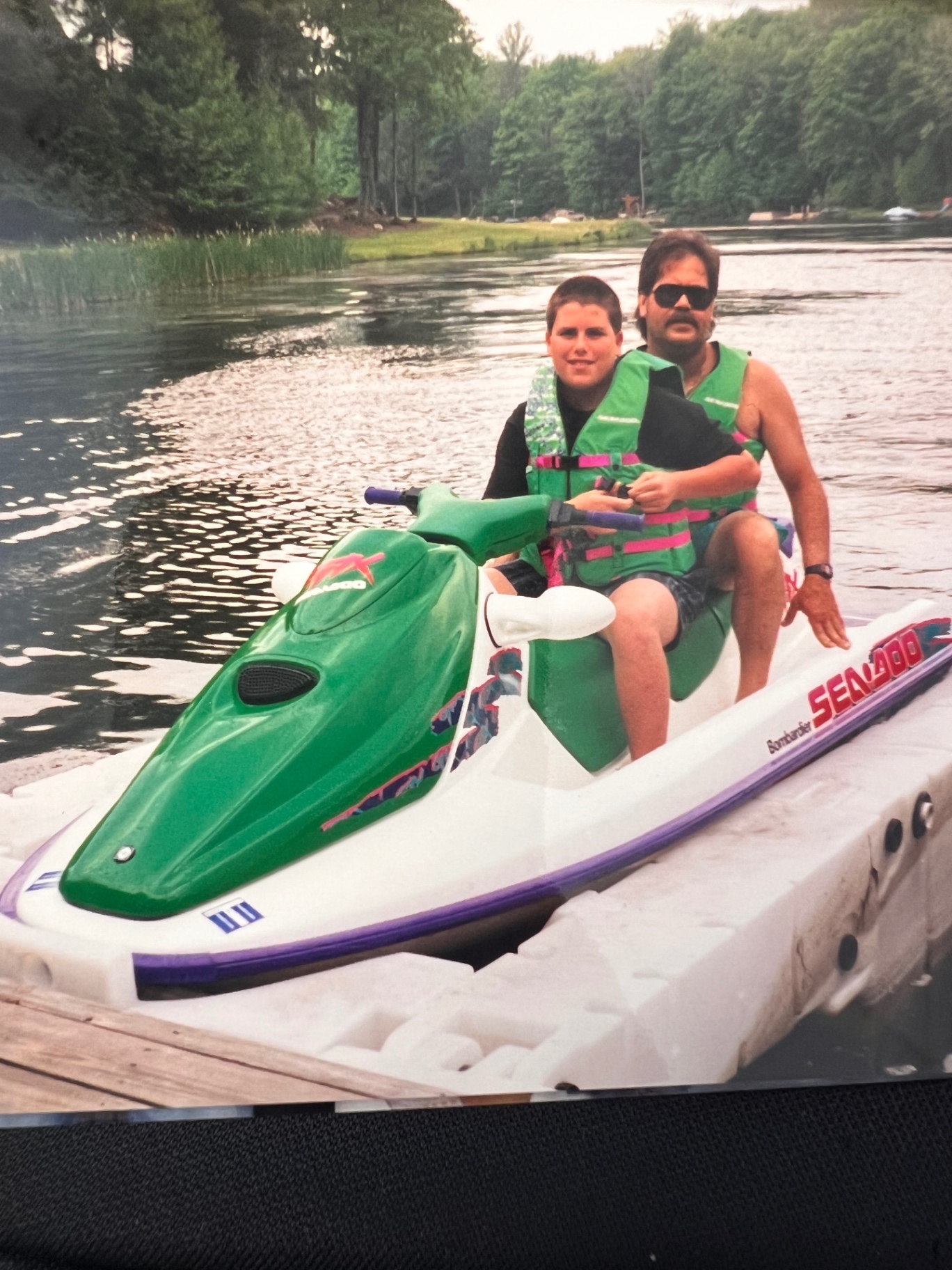 Riding the Sea-Doo with Dad