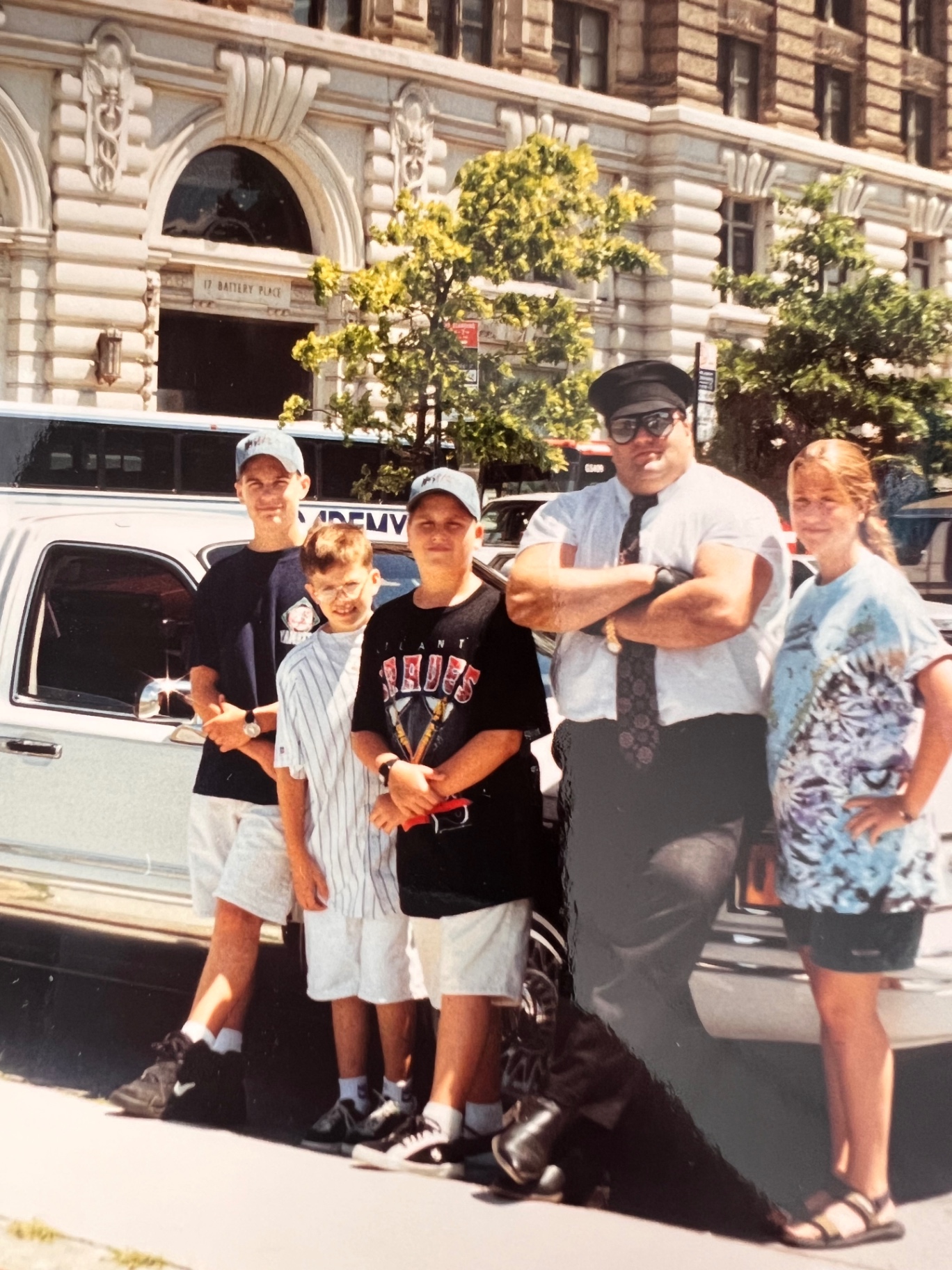 NYC day out — the cousins, sons, and Dad