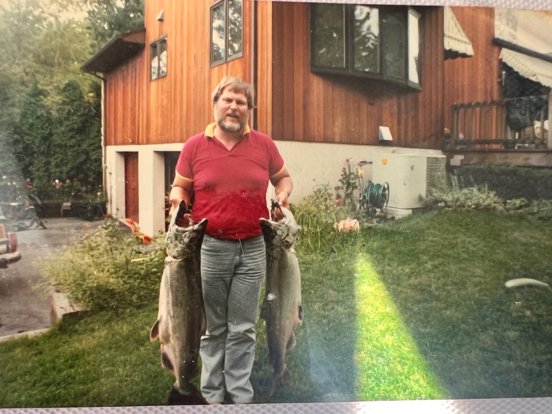 Two beauties — a good day on the water