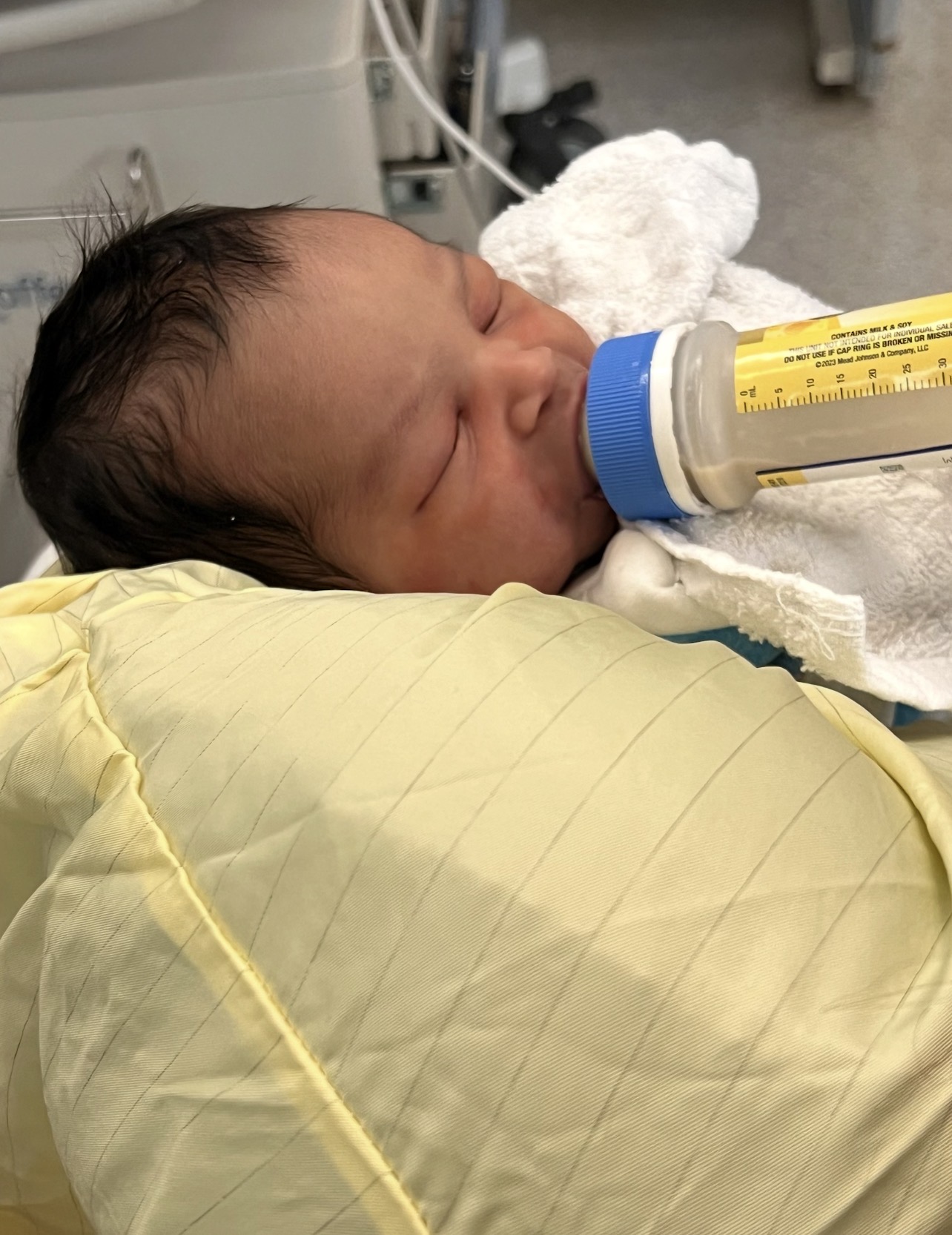 Easton — Richard's great-grandson, brand new to the world