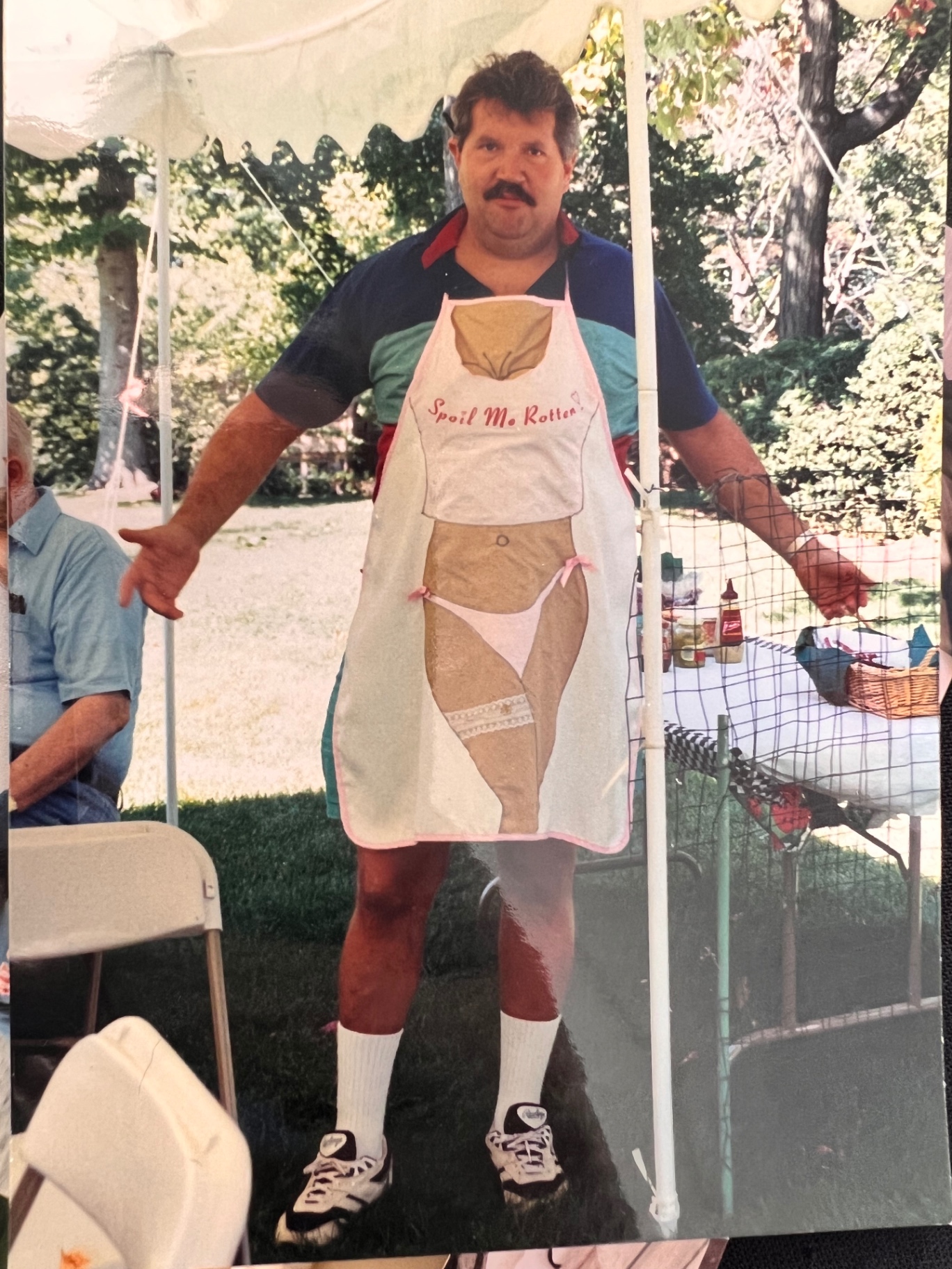 'Spoil Me Rotten' — Dad in the apron