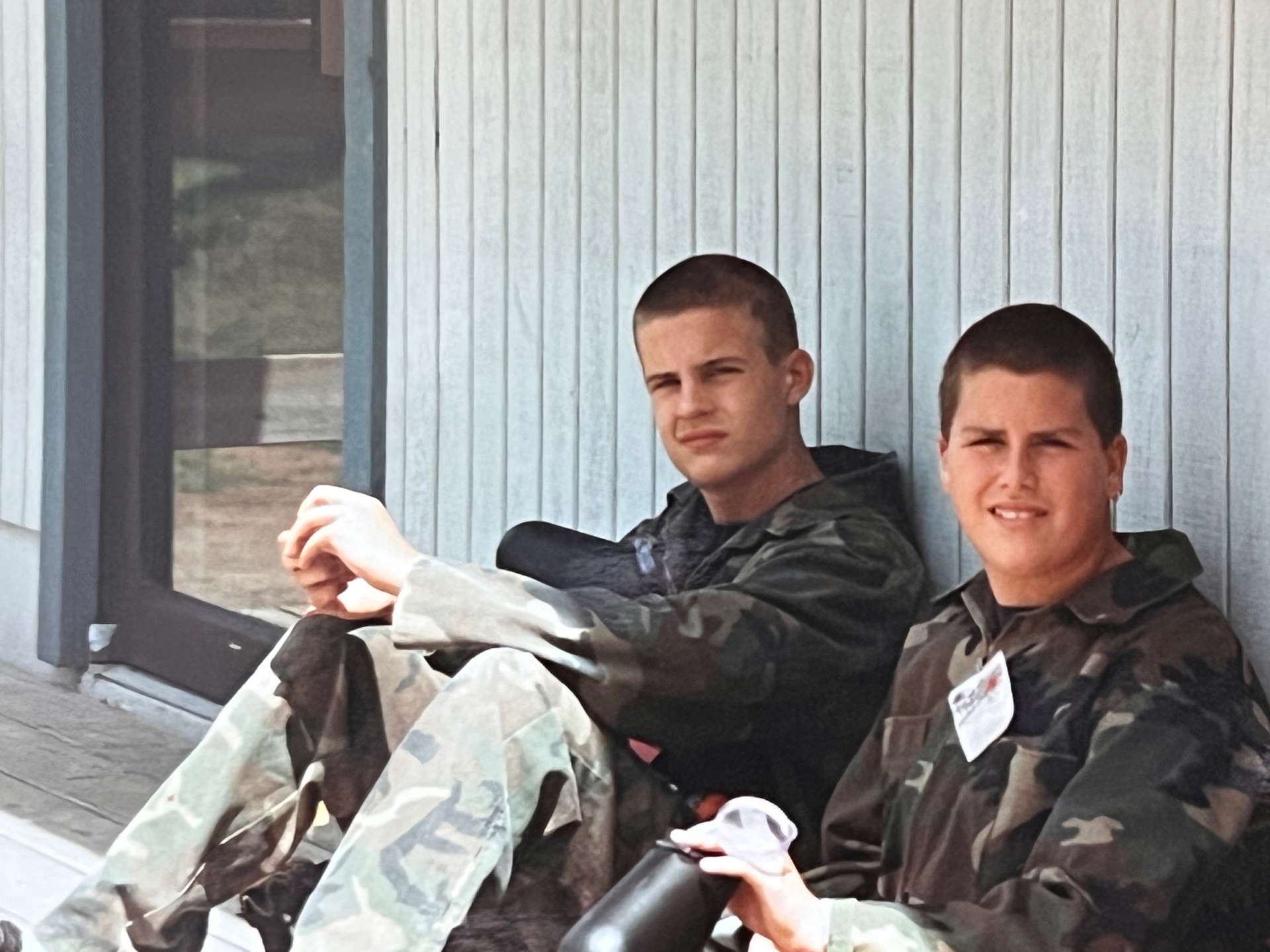 The brothers in camo — best friends since the beginning