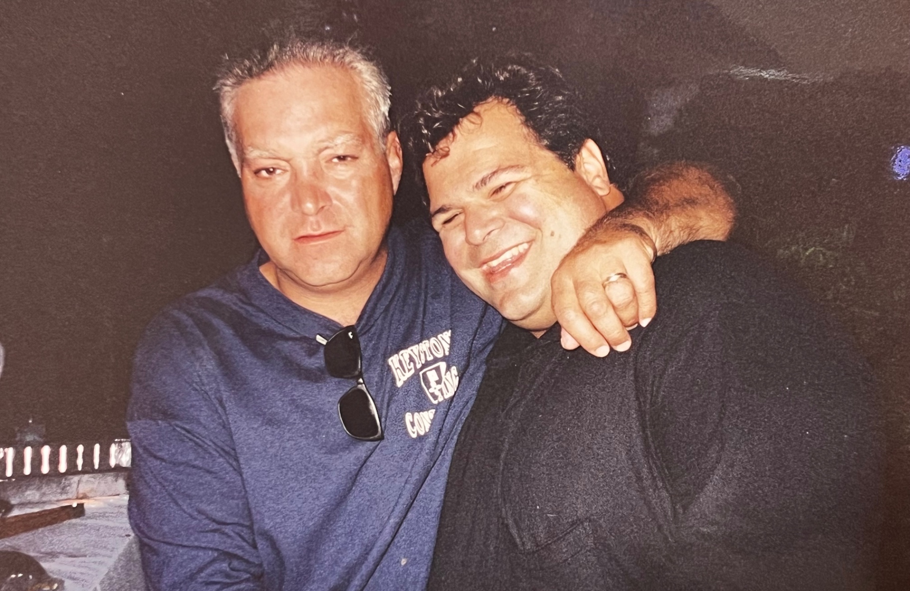 Uncle Al and Bob D family — the hug that said 'we made it another year'