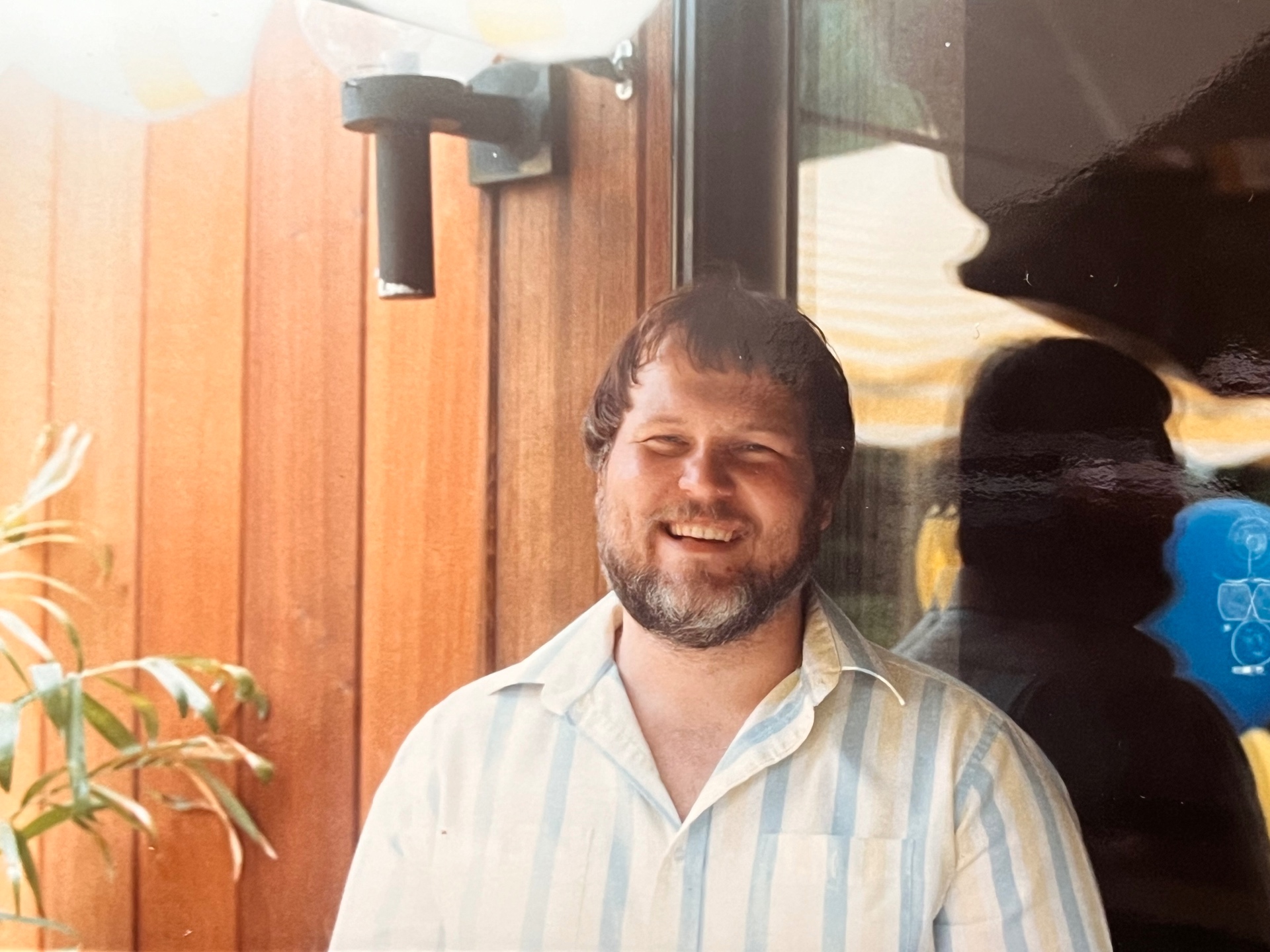 That smile — pure Richard, caught mid-laugh on a summer afternoon
