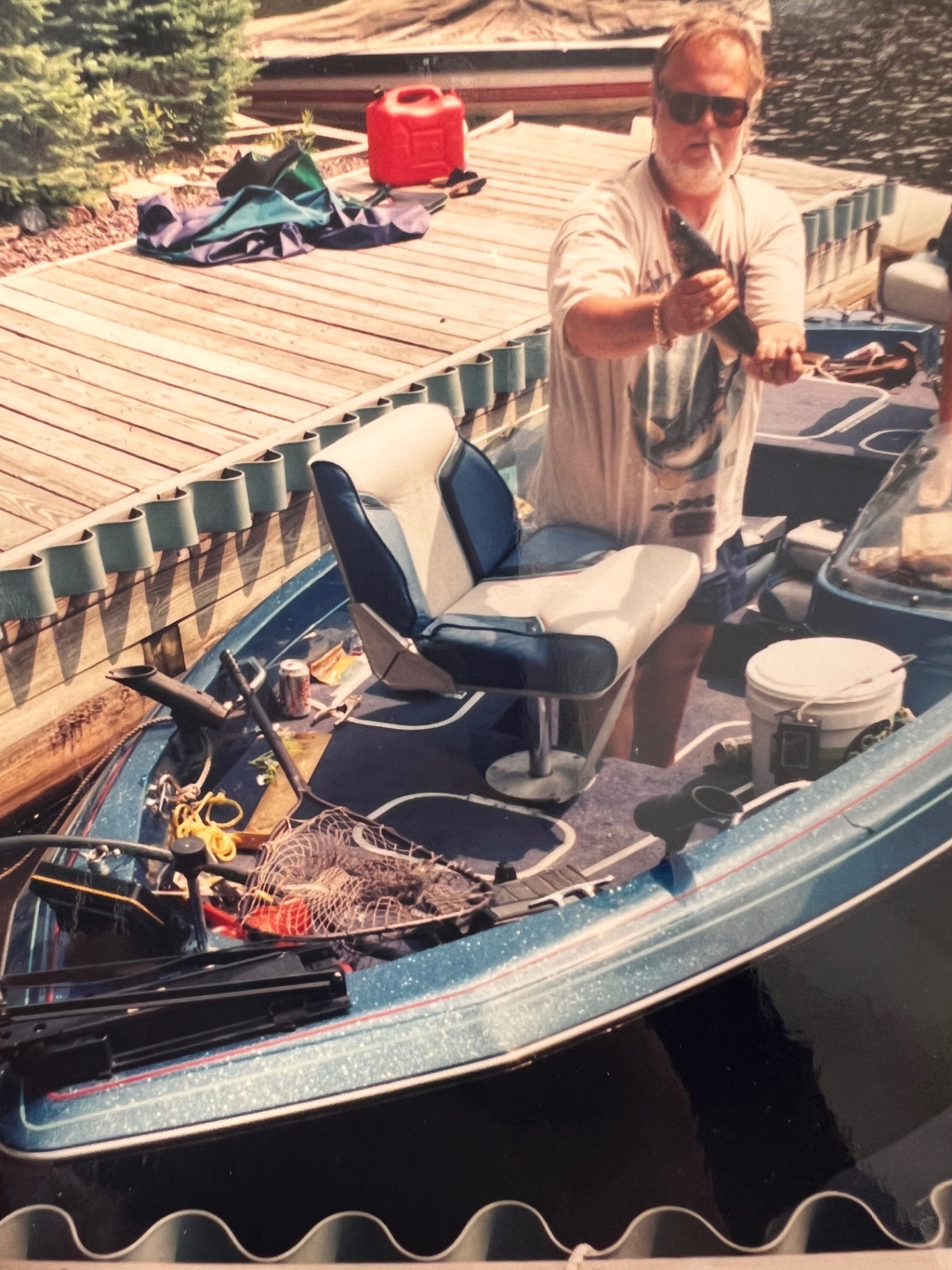 Dockside with the day's catch
