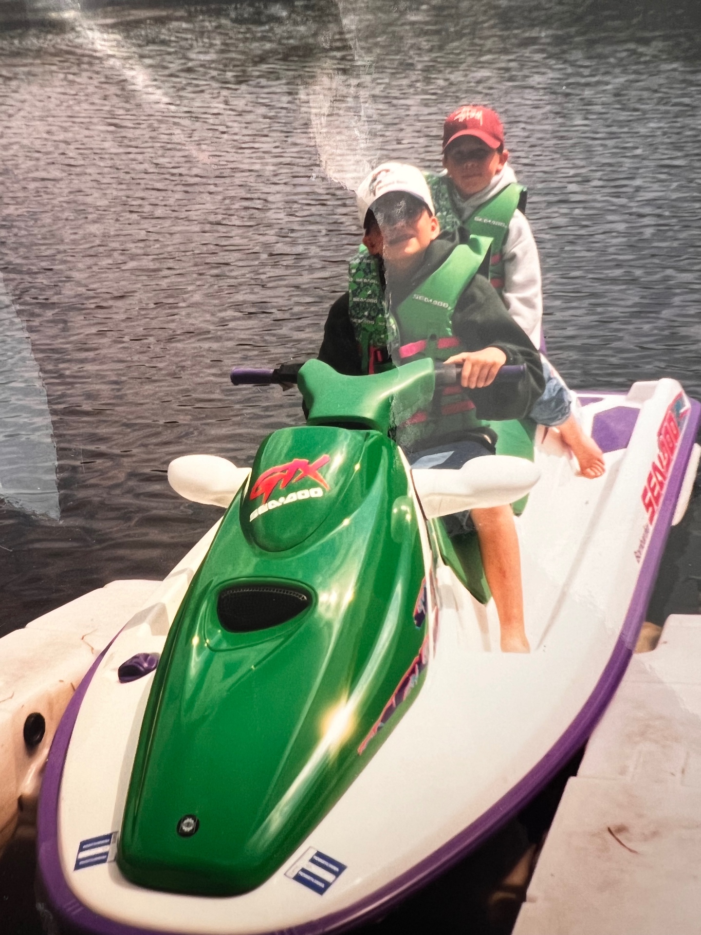 The boys on the Sea-Doo